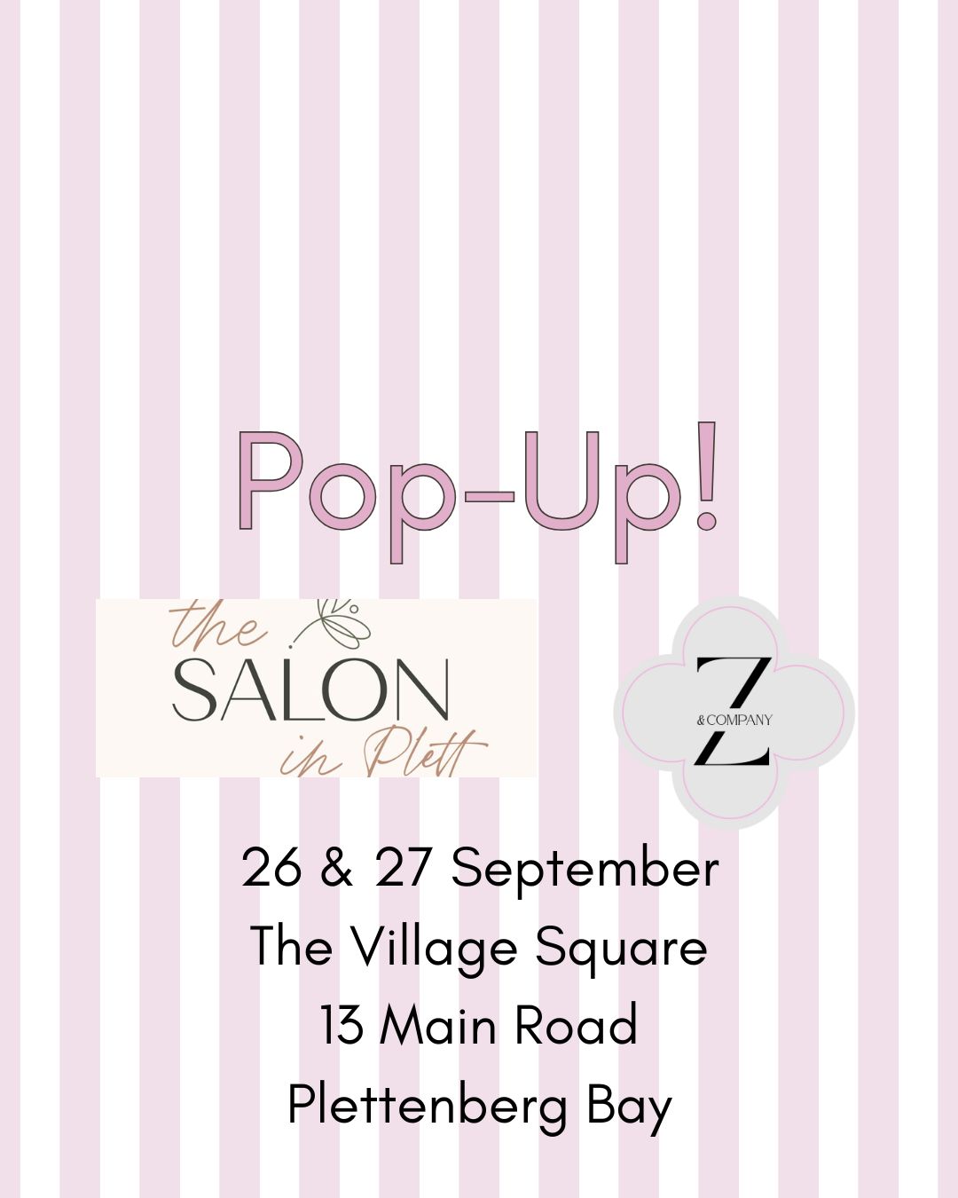 Plettenberg Bay Event - 26th and 27th September 2025