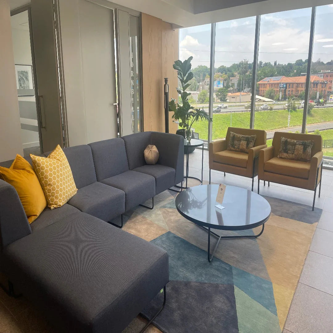 Starting with the Rug: Designing a Welcoming Yet Professional Commercial Reception Space