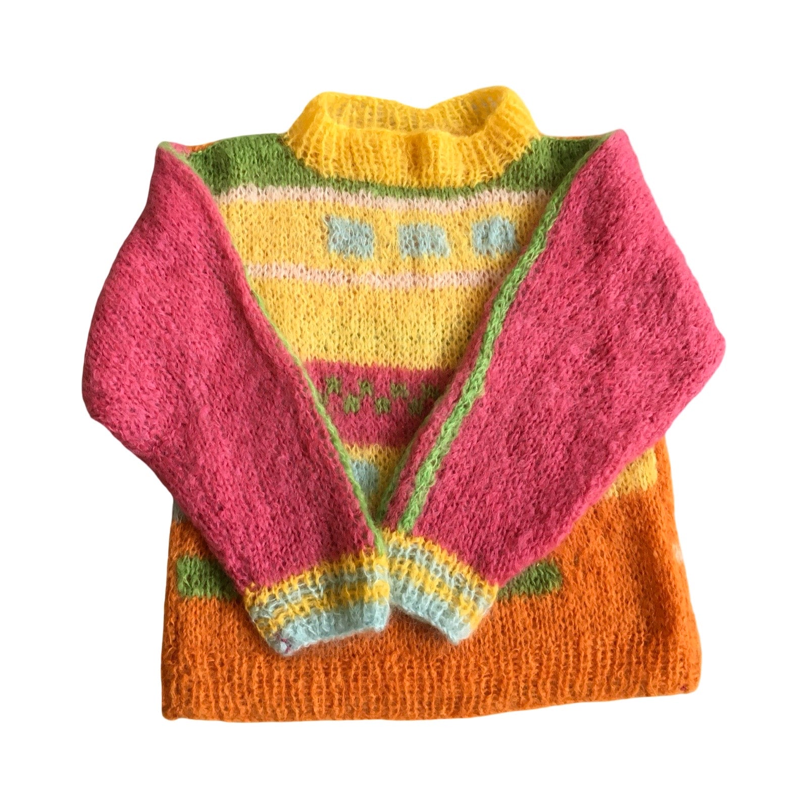 MOHAIR JERSEY - MULTI COLOUR