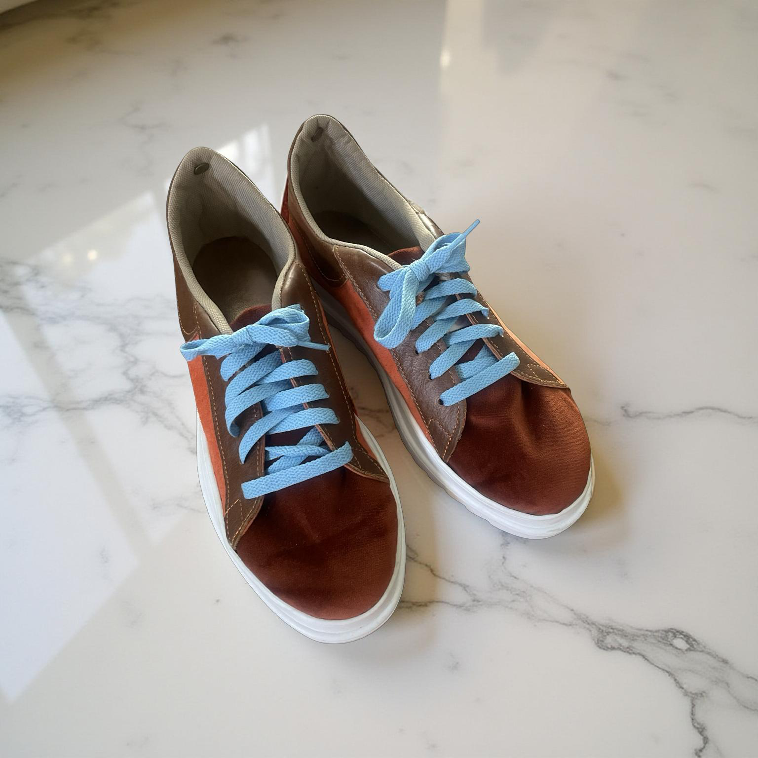 SNEAKERS - RUSSET VELVET - SIZE 40