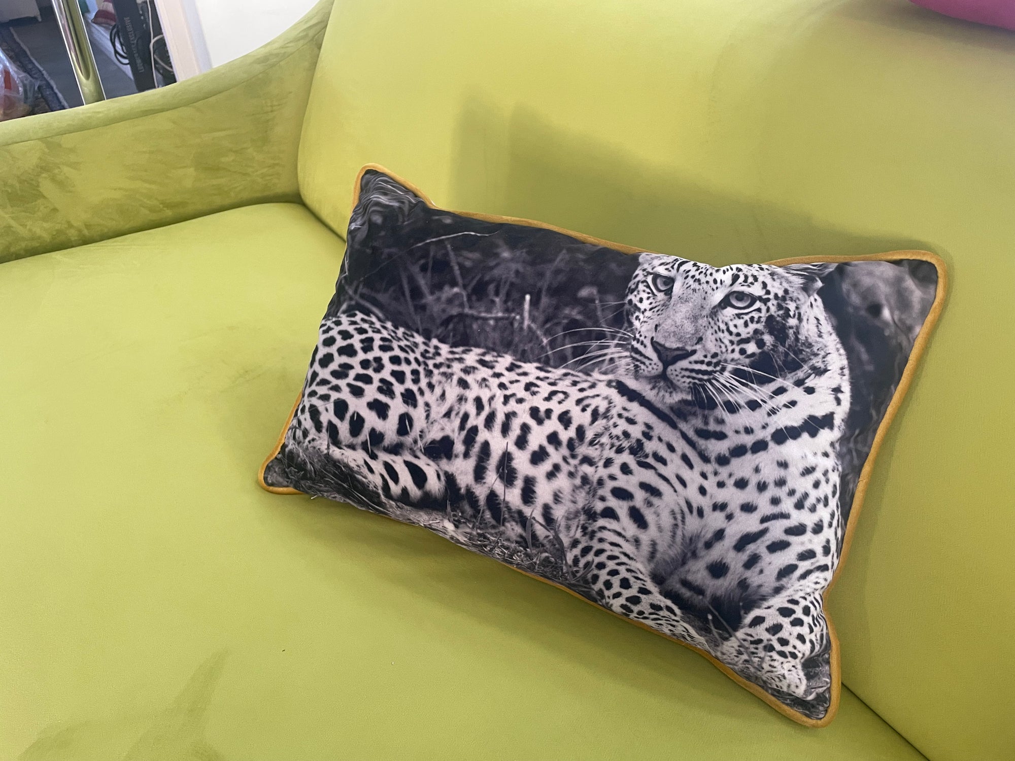 SCATTER CUSHIONS - LEOPARD LYING