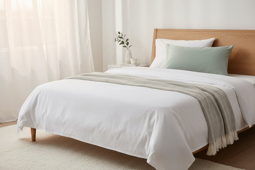 SATIN PILLOW CASES - CELADON
