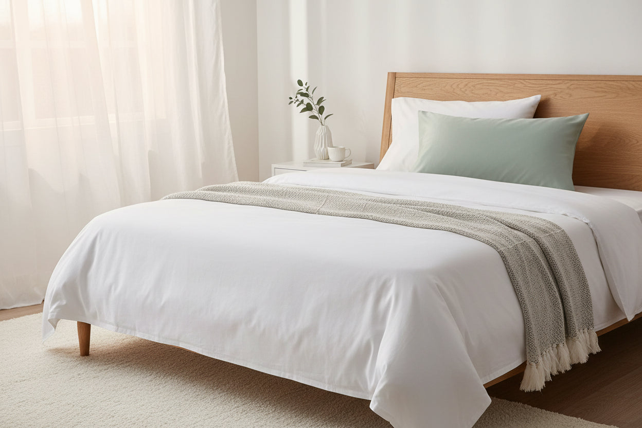 SATIN PILLOW CASES - CELADON