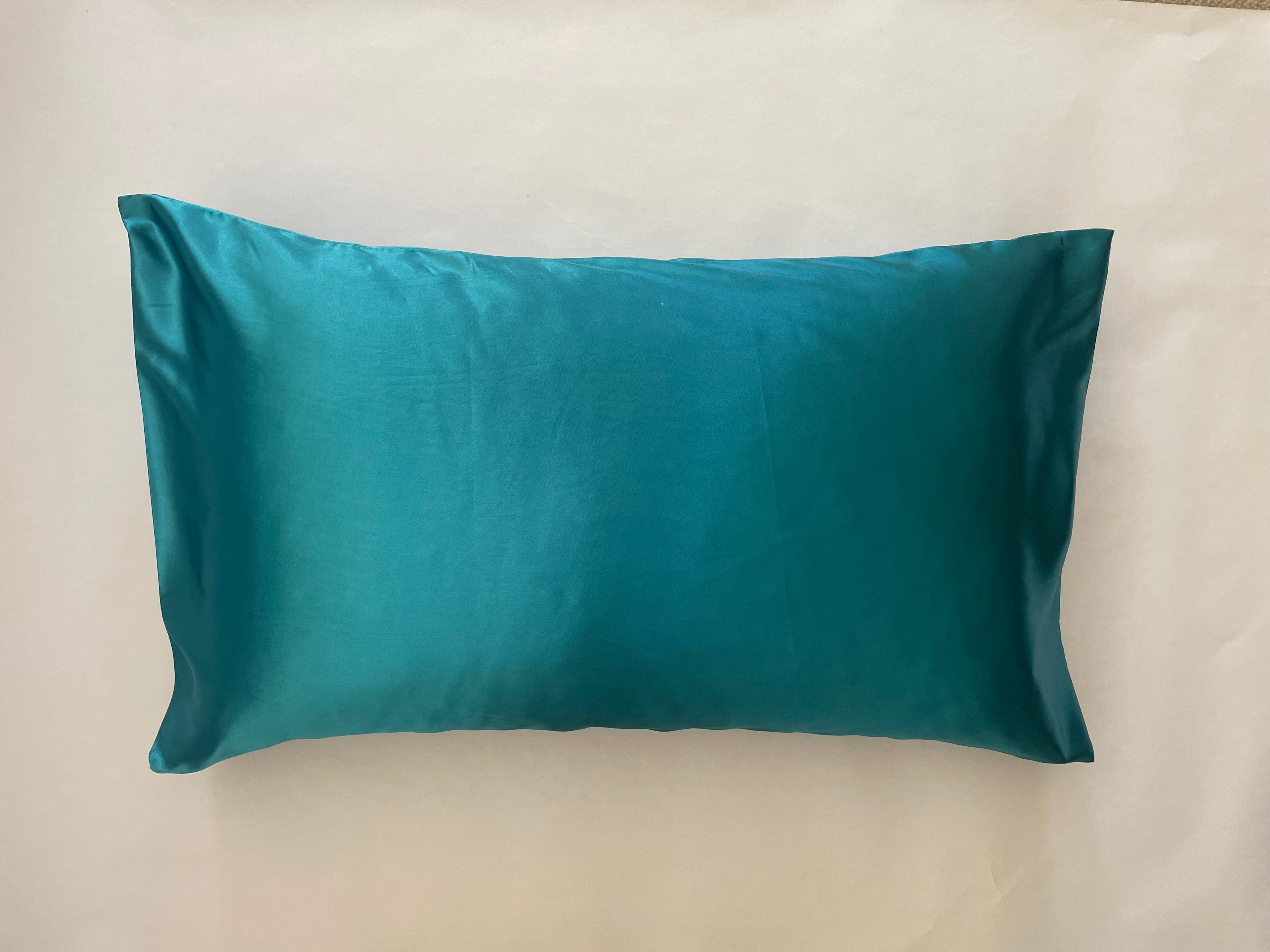 SATIN PILLOW CASES - TEAL