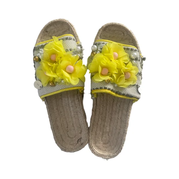 Sandals - Yellow Flowers