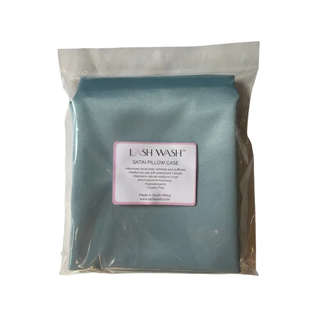 Satin Pillow Cases - Pale Blue